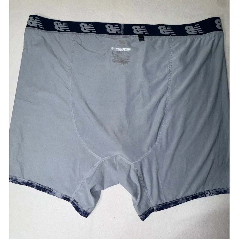 New Balance Boxer Briefs Mens 4XL Blue Grey New set of 3 Performance Athletic